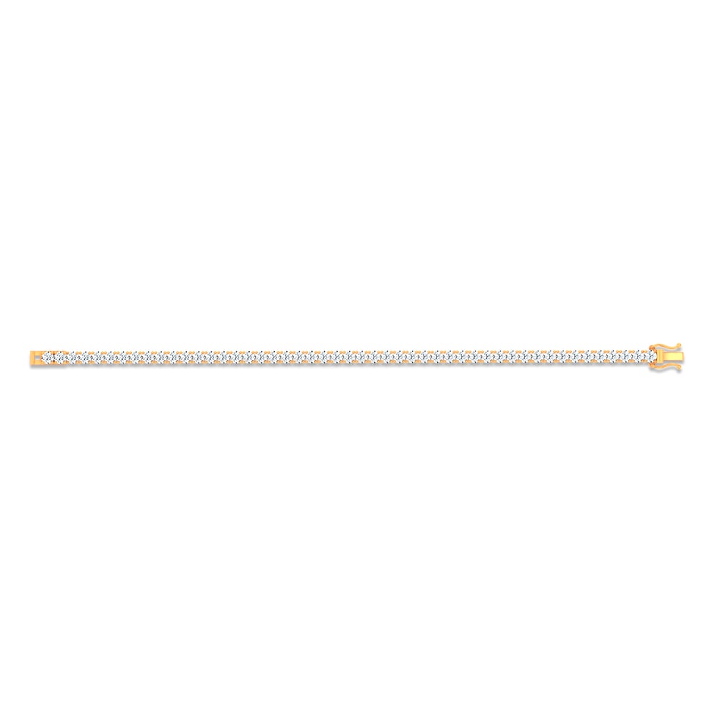 14K 7.04CT Lab Grown DIAMOND BRACELET