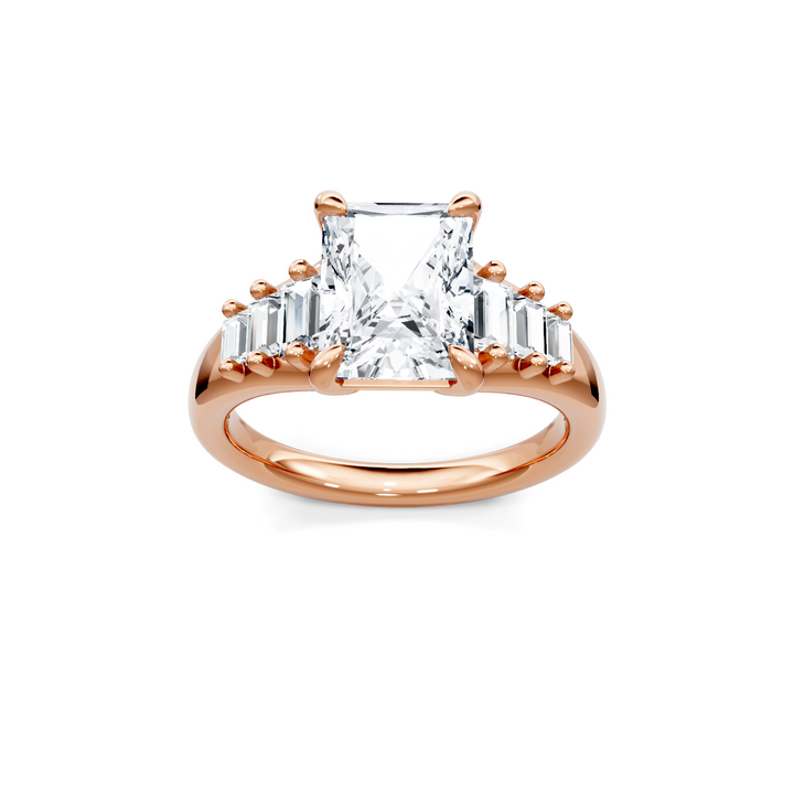 Graduated Baguette Semi Mount