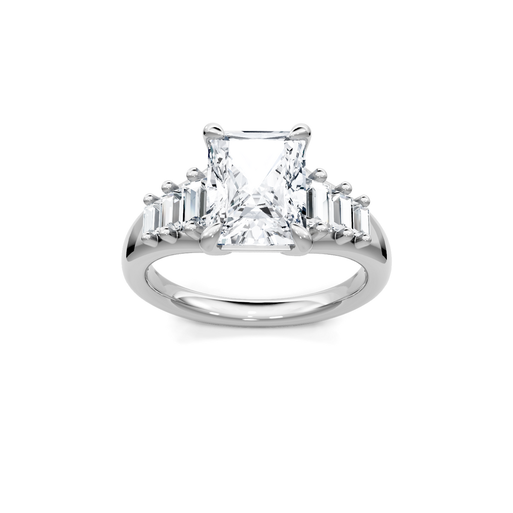 Graduated Baguette Semi Mount