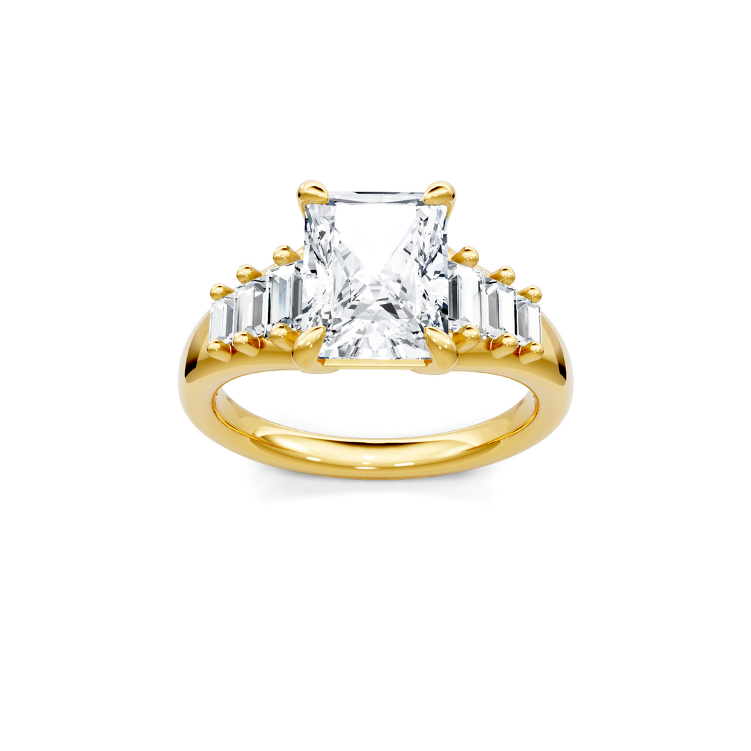 Graduated Baguette Semi Mount