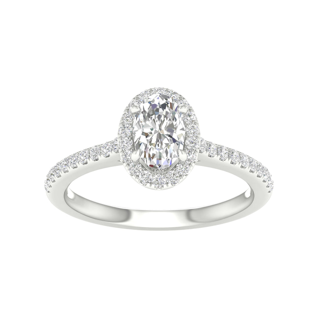 14K 1.00CT  Certified Lab Grown Diamond Ring ( IGI Certified )