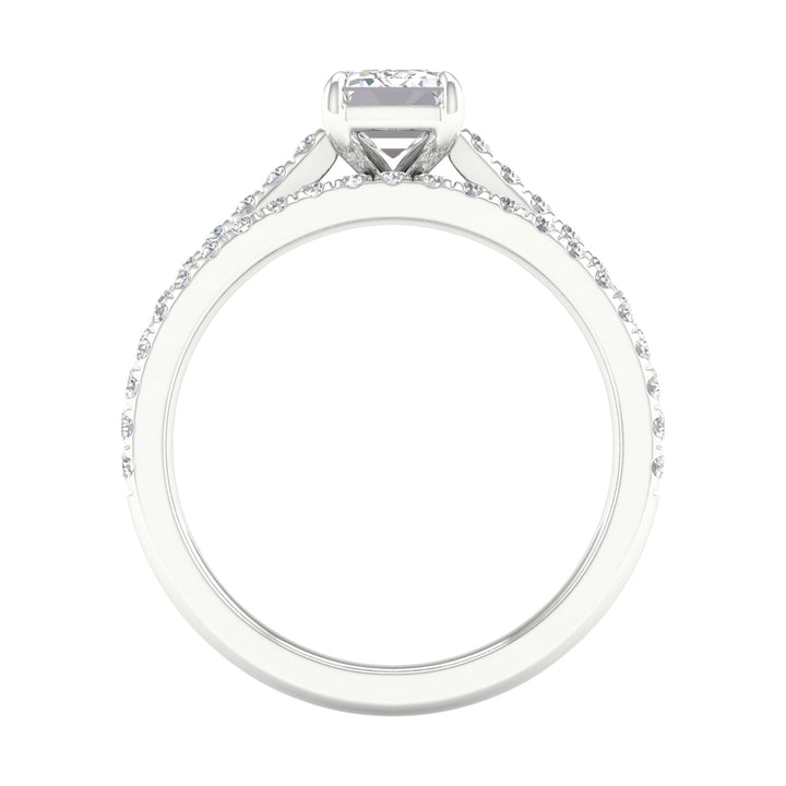 14K 1.50CT Certified Lab Grown Diamond Bridal Set