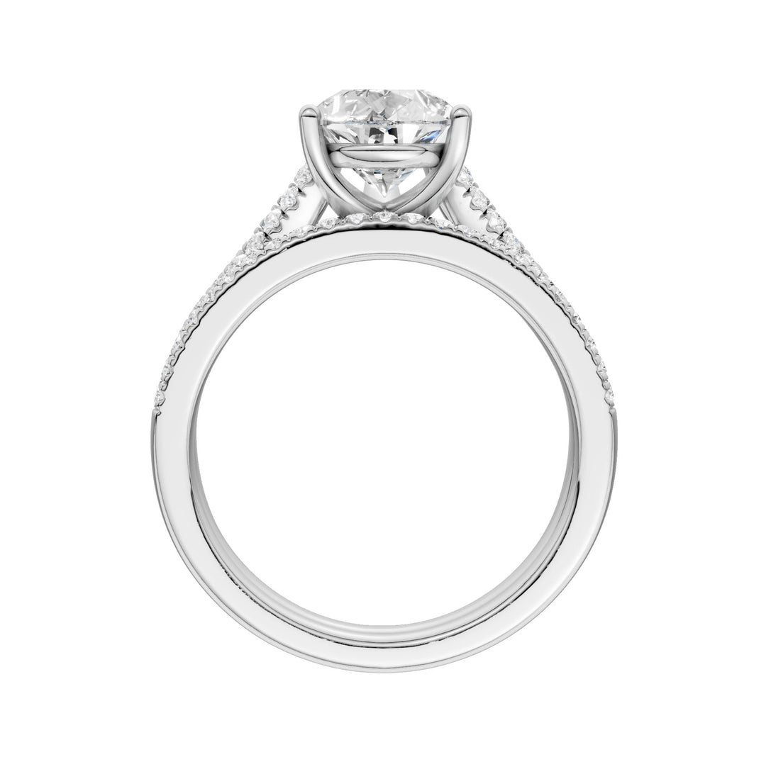 Certified Lab Grown 14K 2.40CT Diamond Bridal Set