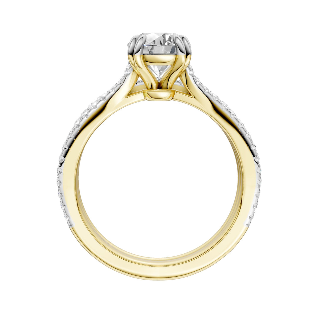 Certified Lab Grown 14K 1.50CT Diamond Bridal Set