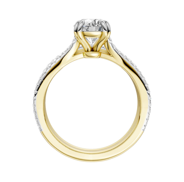 Certified Lab Grown 14K 1.50CT Diamond Bridal Set