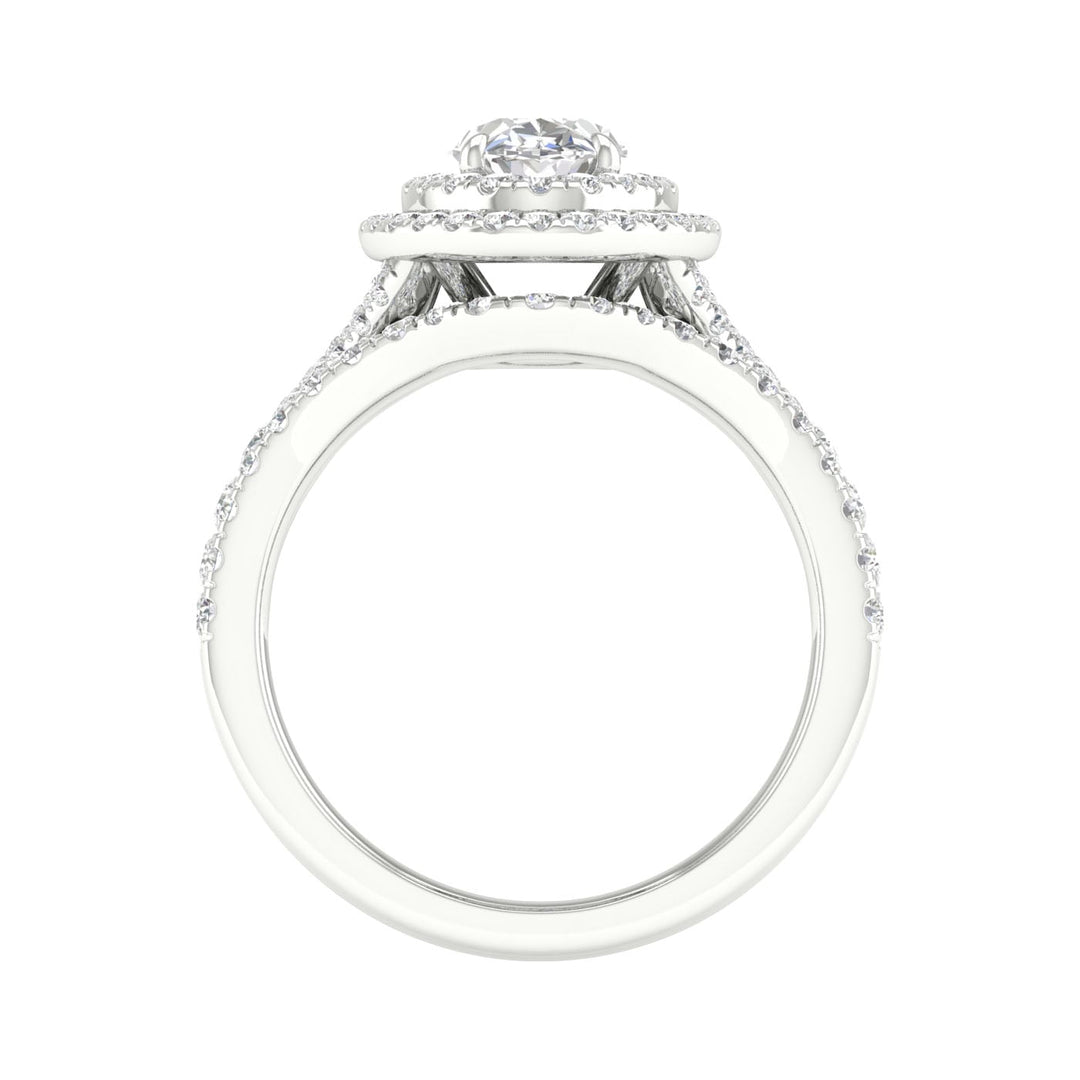 14K 1.75CT Lab Grown Diamond Bridal Set