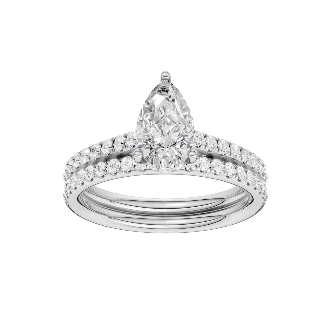 14K  1.50CT  Lab Diamond Bridal Ring