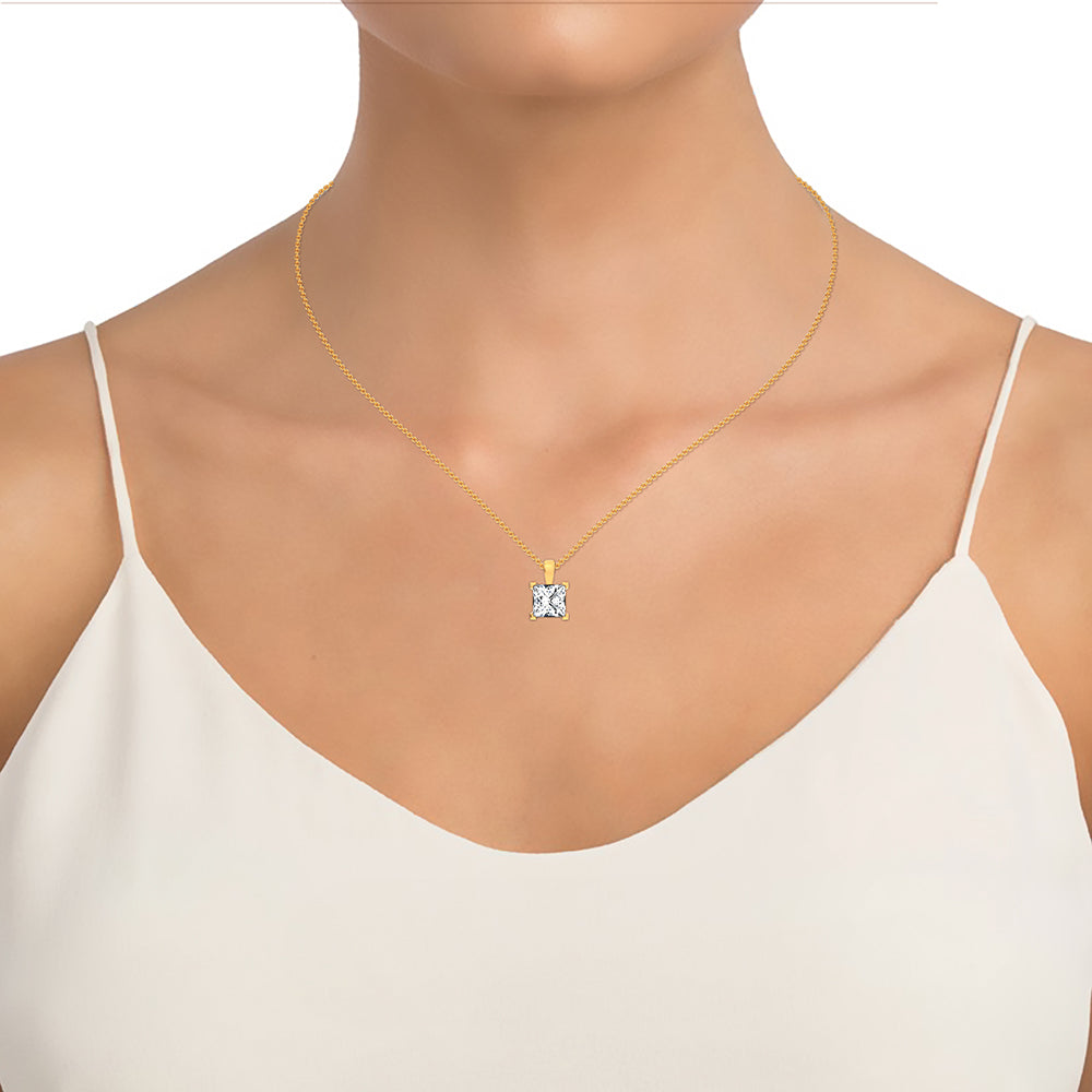 14K 1.00CT Certified Lab Grown PENDANT