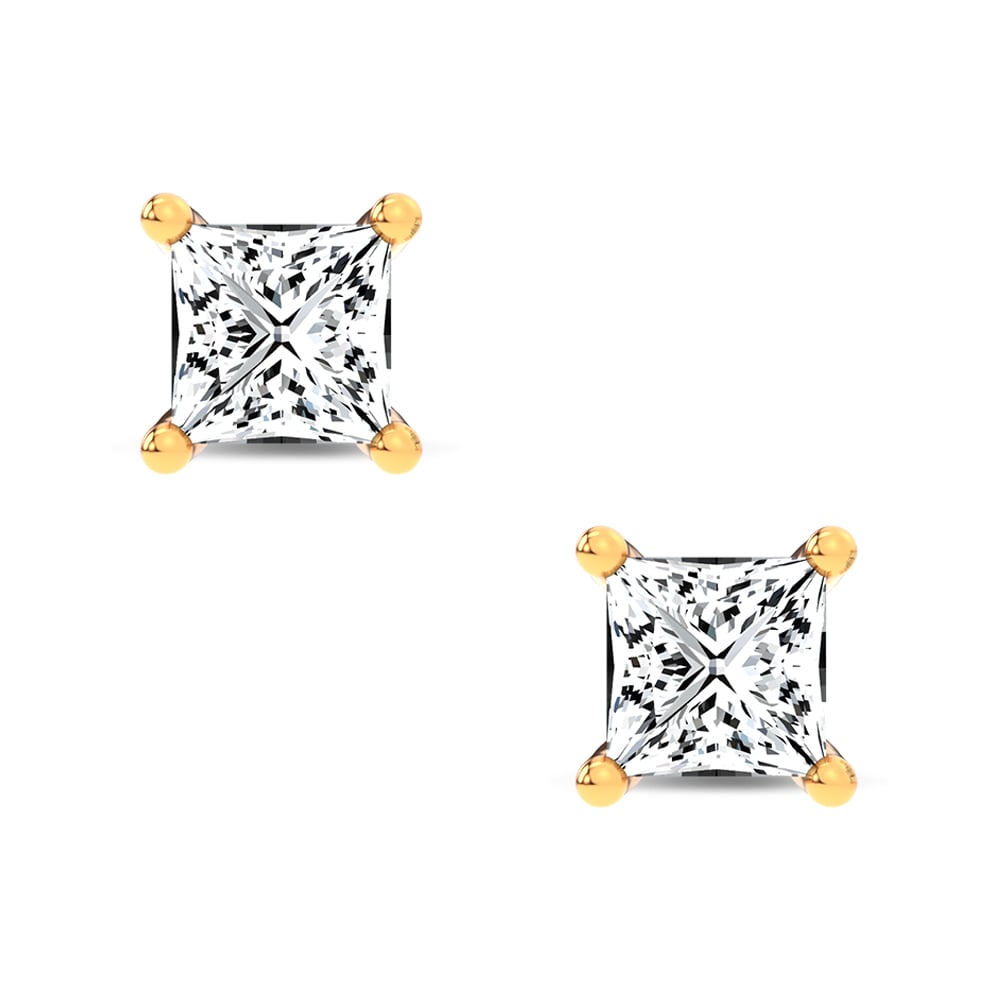 14K 0.50CT LAB DIAMOND EARRING