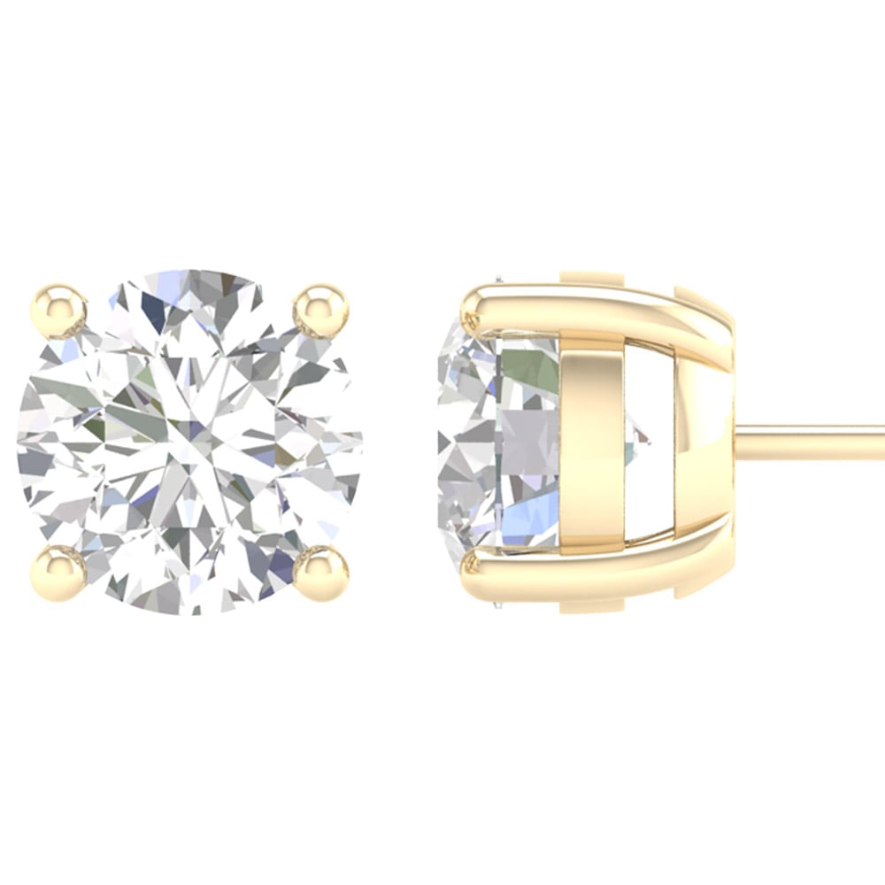 14K 1.00CT  Certified Lab Grown Diamond Earring ( IGI Certified )
