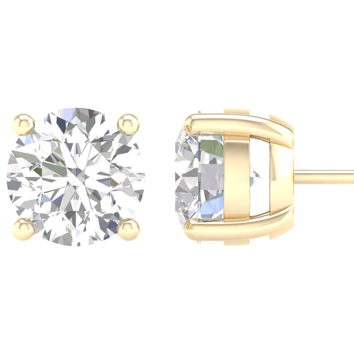 14K 1.00CT  Certified Lab Grown Diamond Earring ( IGI Certified )