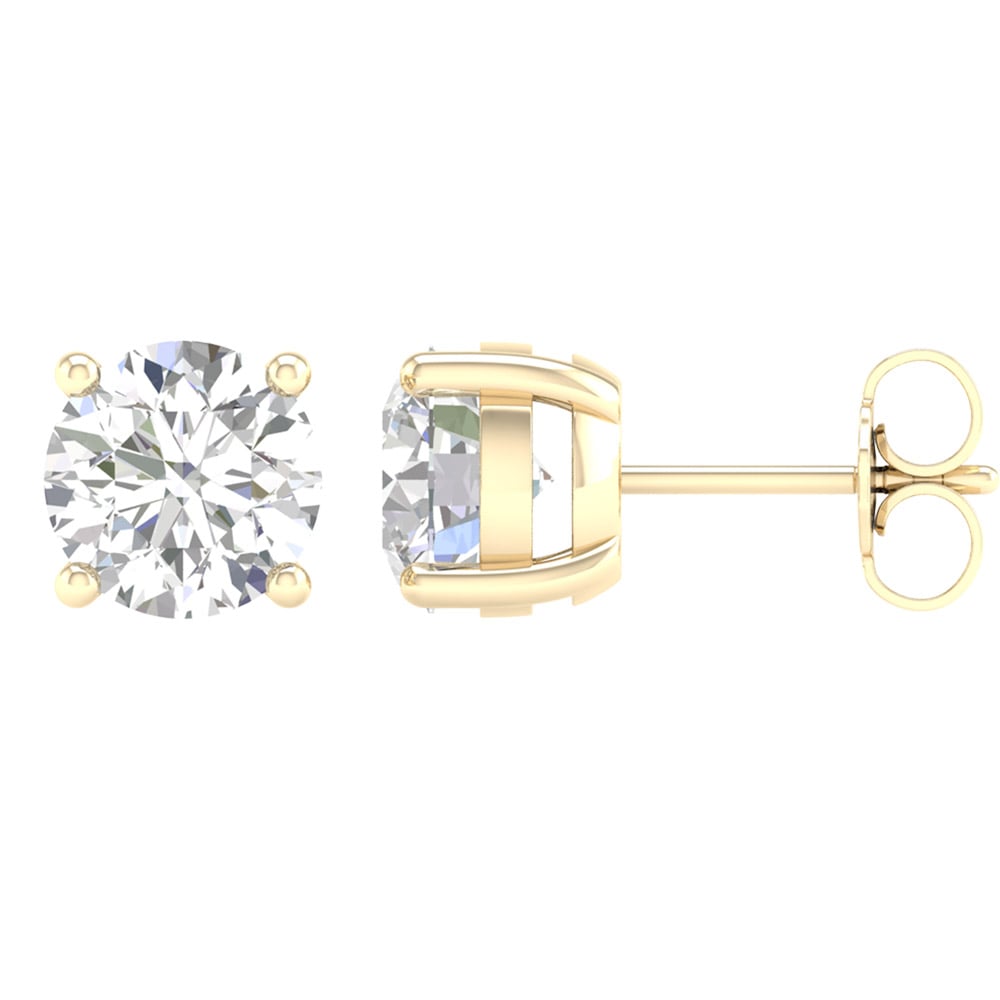 14K 1.00CT  Certified Lab Grown Diamond Earring ( IGI Certified )