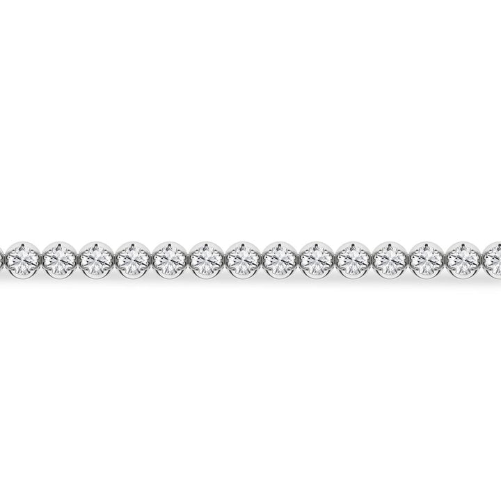 14K 10.00ct Lab Grown Bracelet ( EGL Certified )