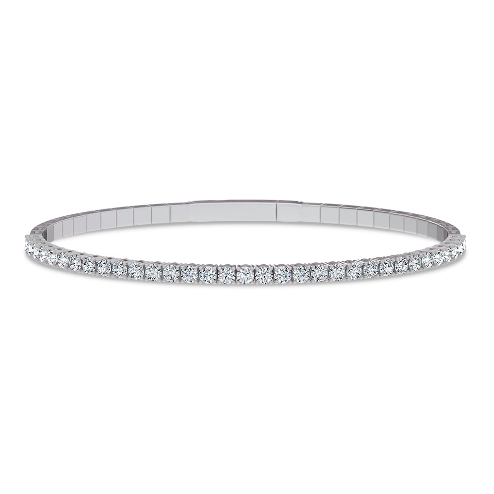 14K 2.00ct Lab Grown Diamond Bangle