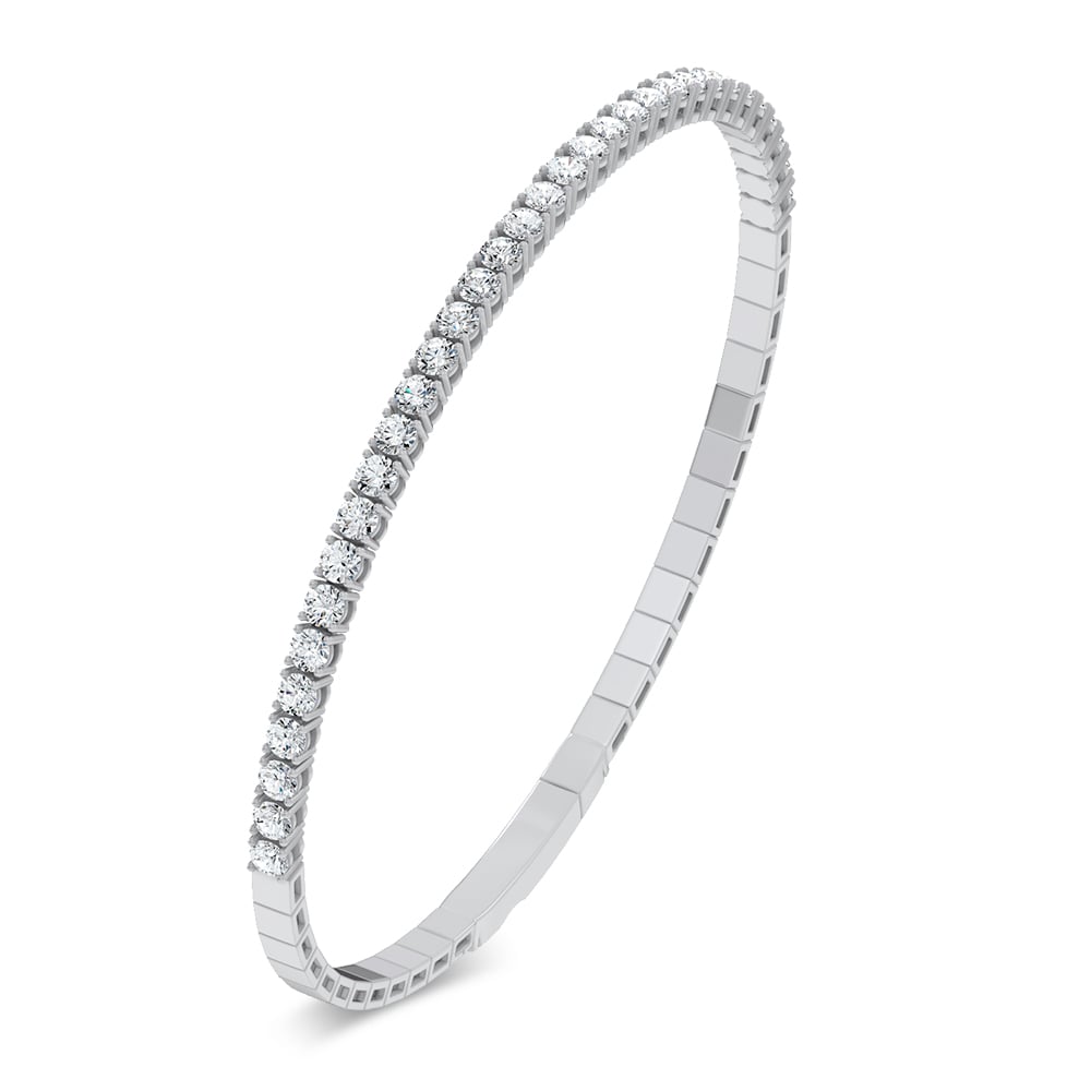 14K 2.00ct Lab Grown Diamond Bangle