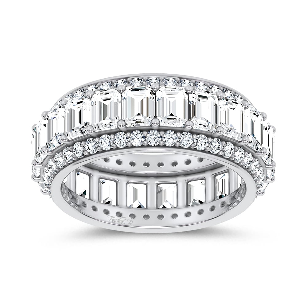 14K 5.17CT Certified Lab Grown Band