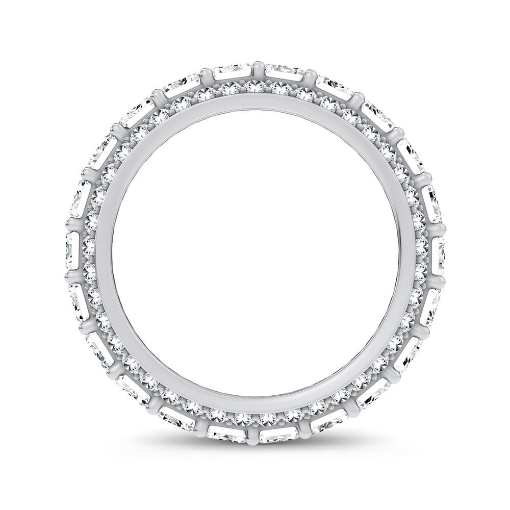 14K 5.17CT Certified Lab Grown Band