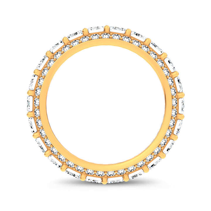 14K 5.17CT Certified Lab Grown Band