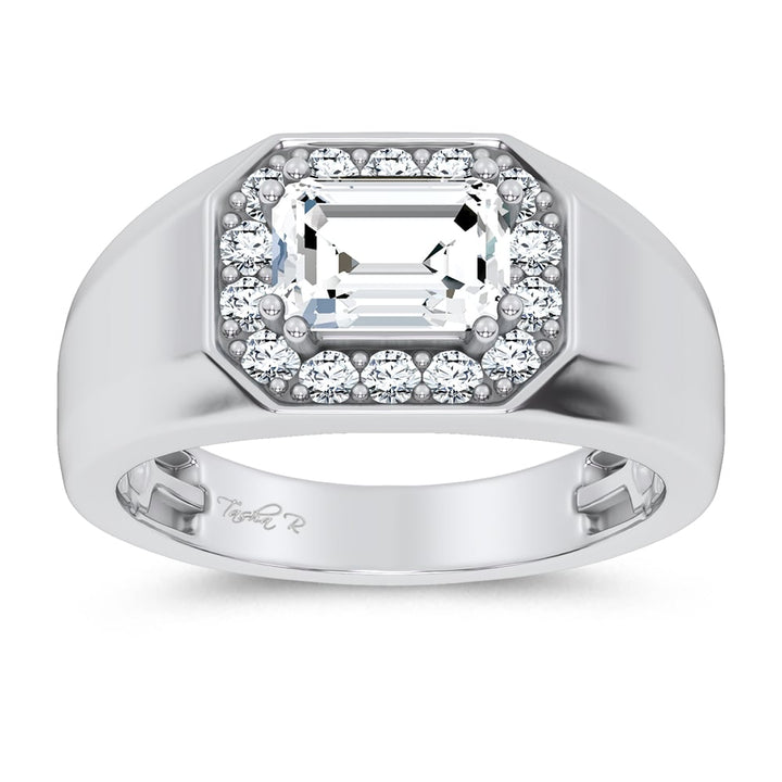 14K 1.98CT Certified Lab Grown Mens Ring
