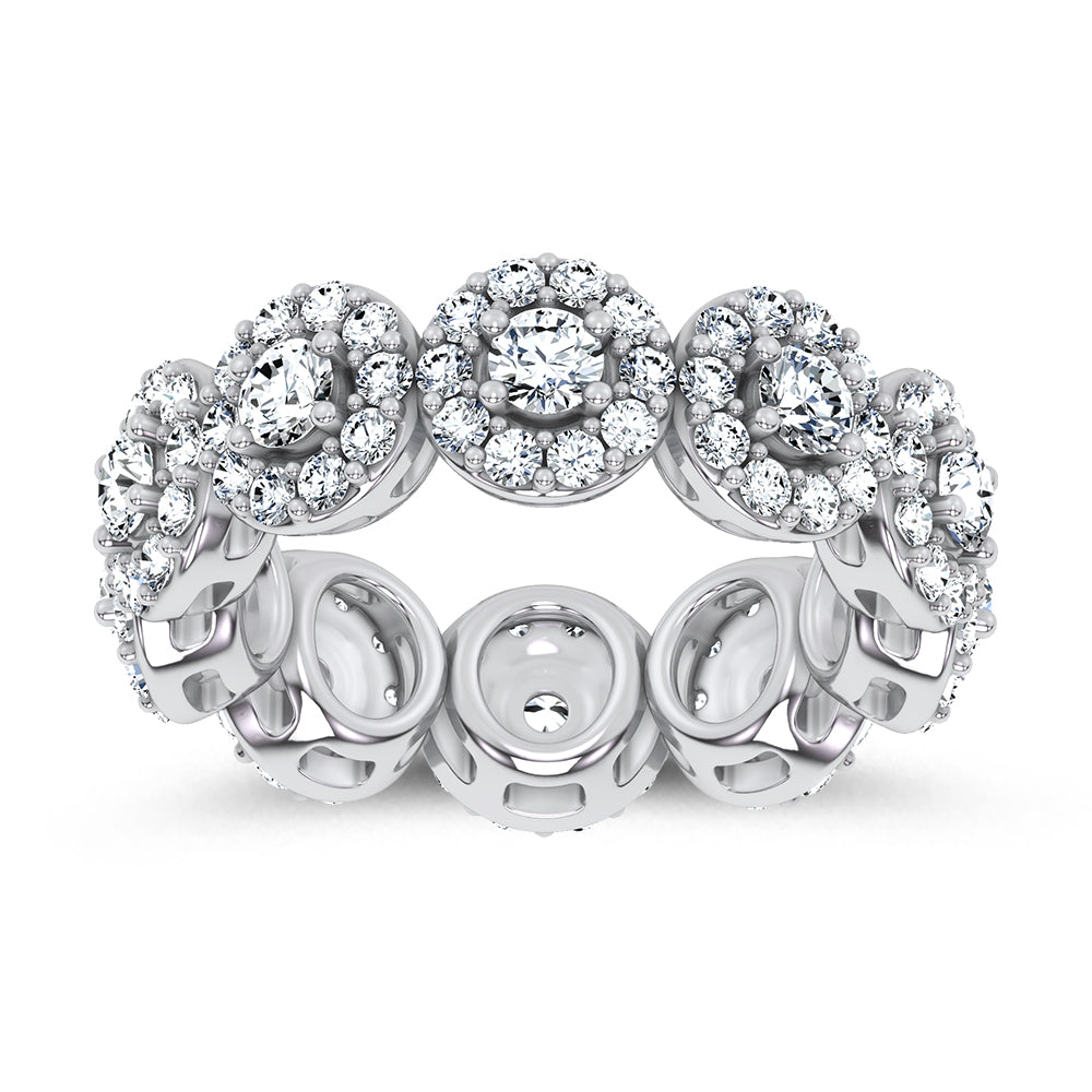 14K 3.00CT Certified Lab Grown Band