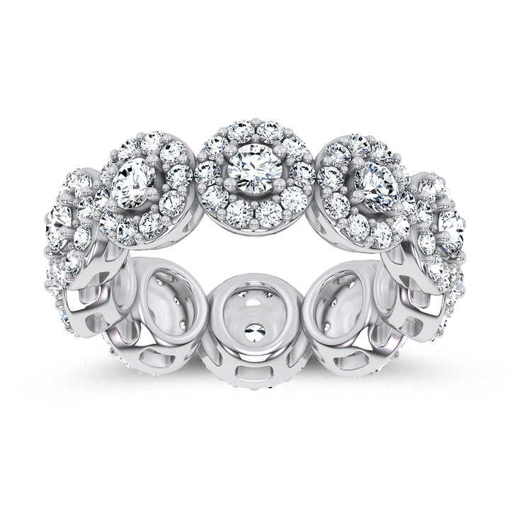 14K 3.00CT Certified Lab Grown Band