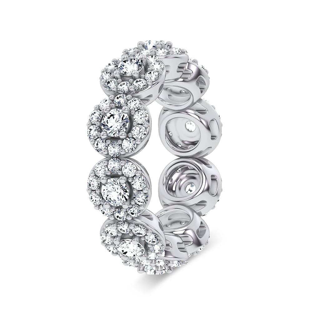 14K 3.00CT Certified Lab Grown Band