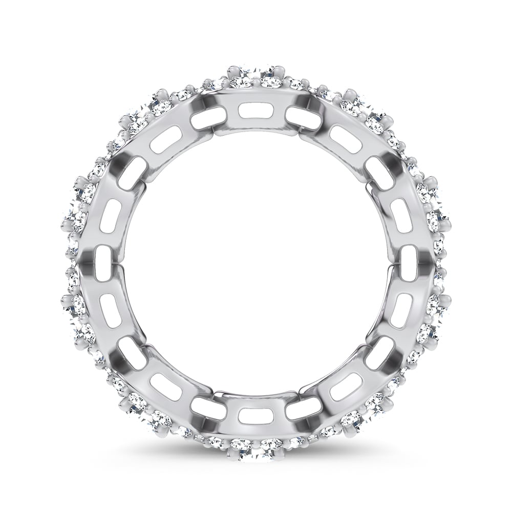 14K 3.00CT Certified Lab Grown Band