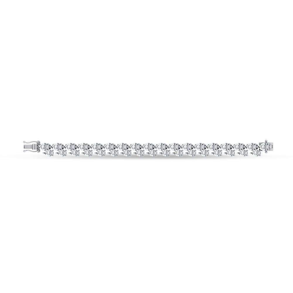 14K 26.50CT Lab Grown Fancy Bracelet