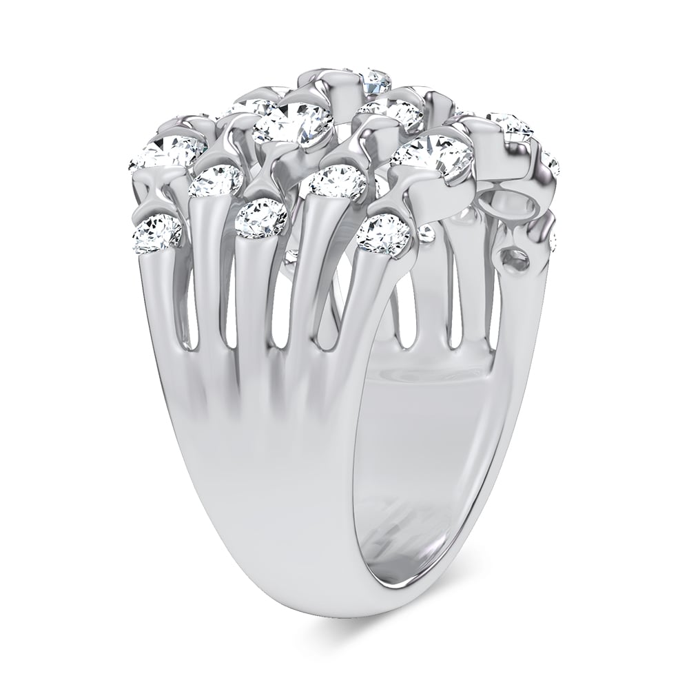 14K 2.50CT DIAMOND FANCY BAND