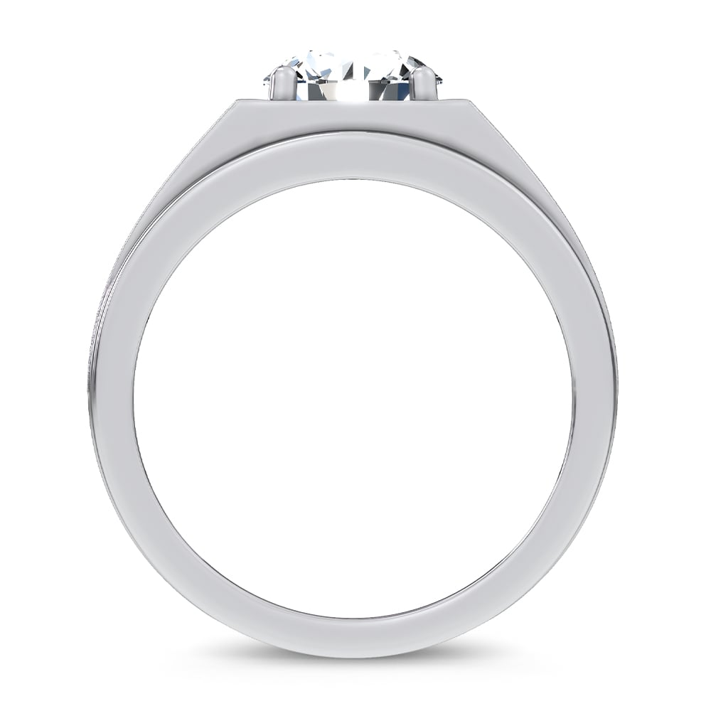 14K 2.00CT Certified Lab Grown Mens Ring