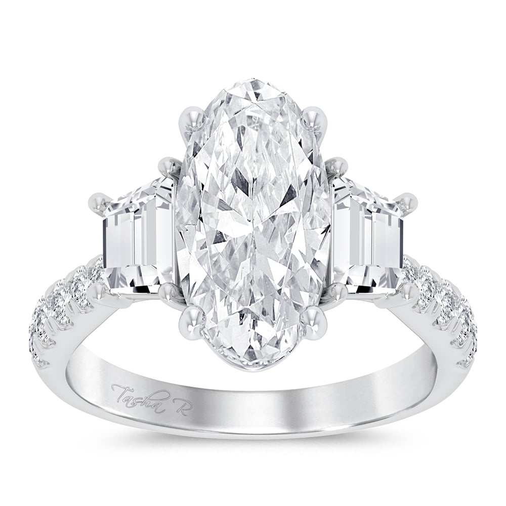 14K 4.33CT Certified Lab Grown Diamond Ring