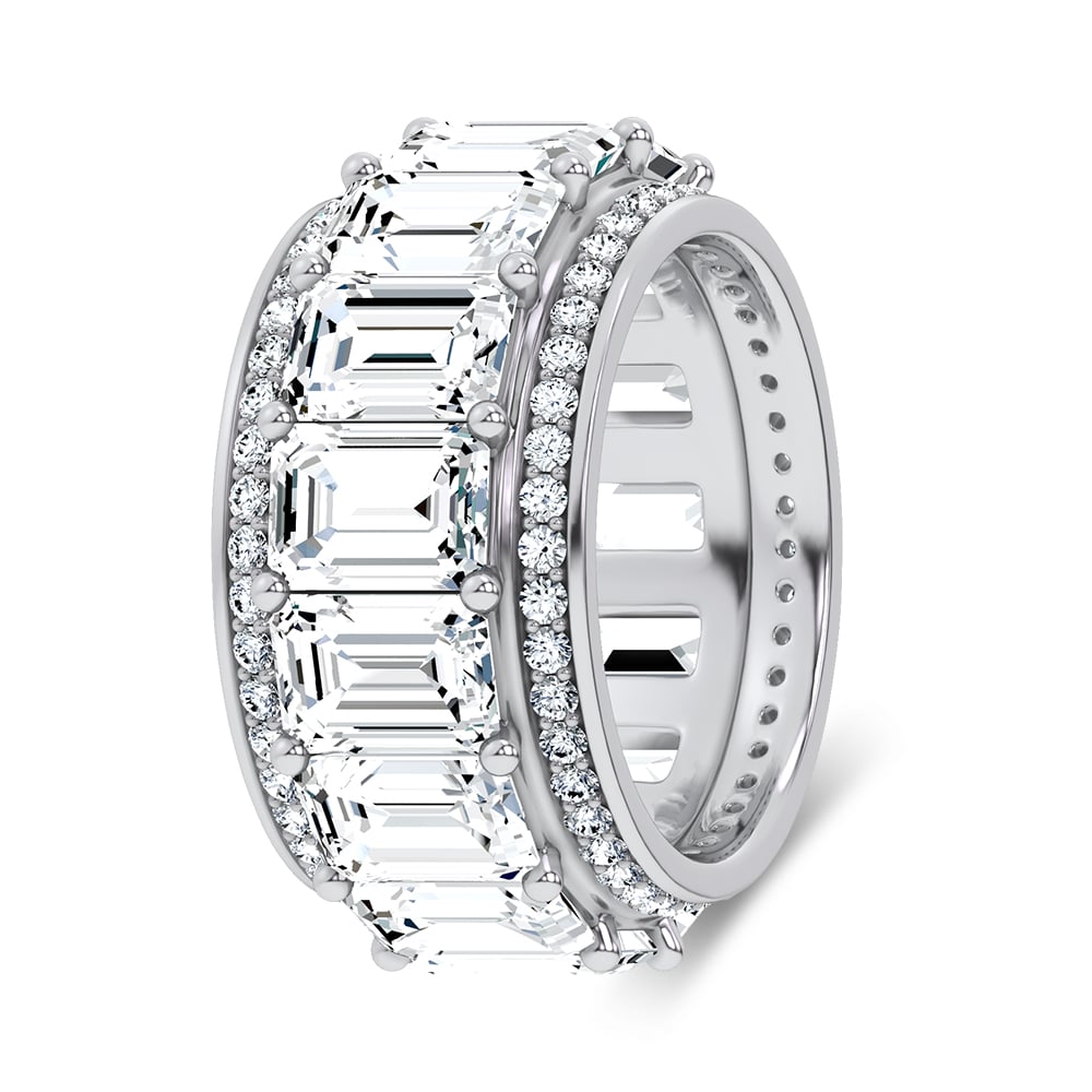 14K 12.00CT Certified Lab Grown Band