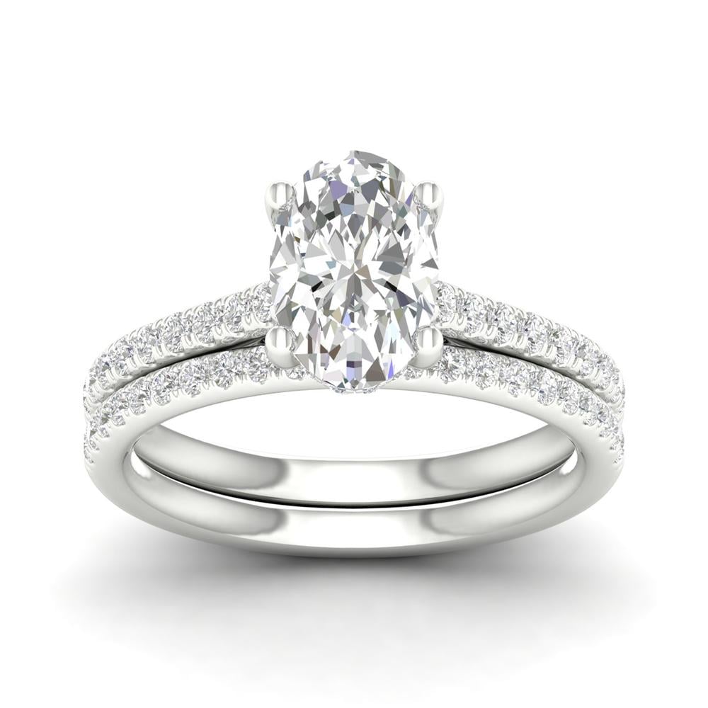 Platinum  2.50CT  Lab Diamond Bridal Ring