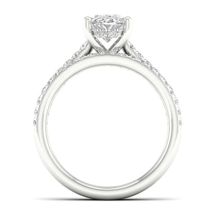 Platinum  2.50CT  Lab Diamond Bridal Ring