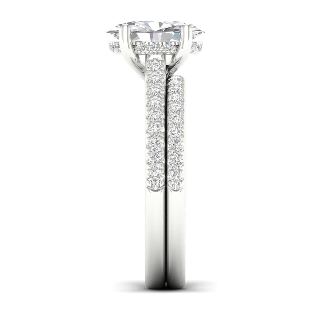 Platinum  2.50CT  Lab Diamond Bridal Ring