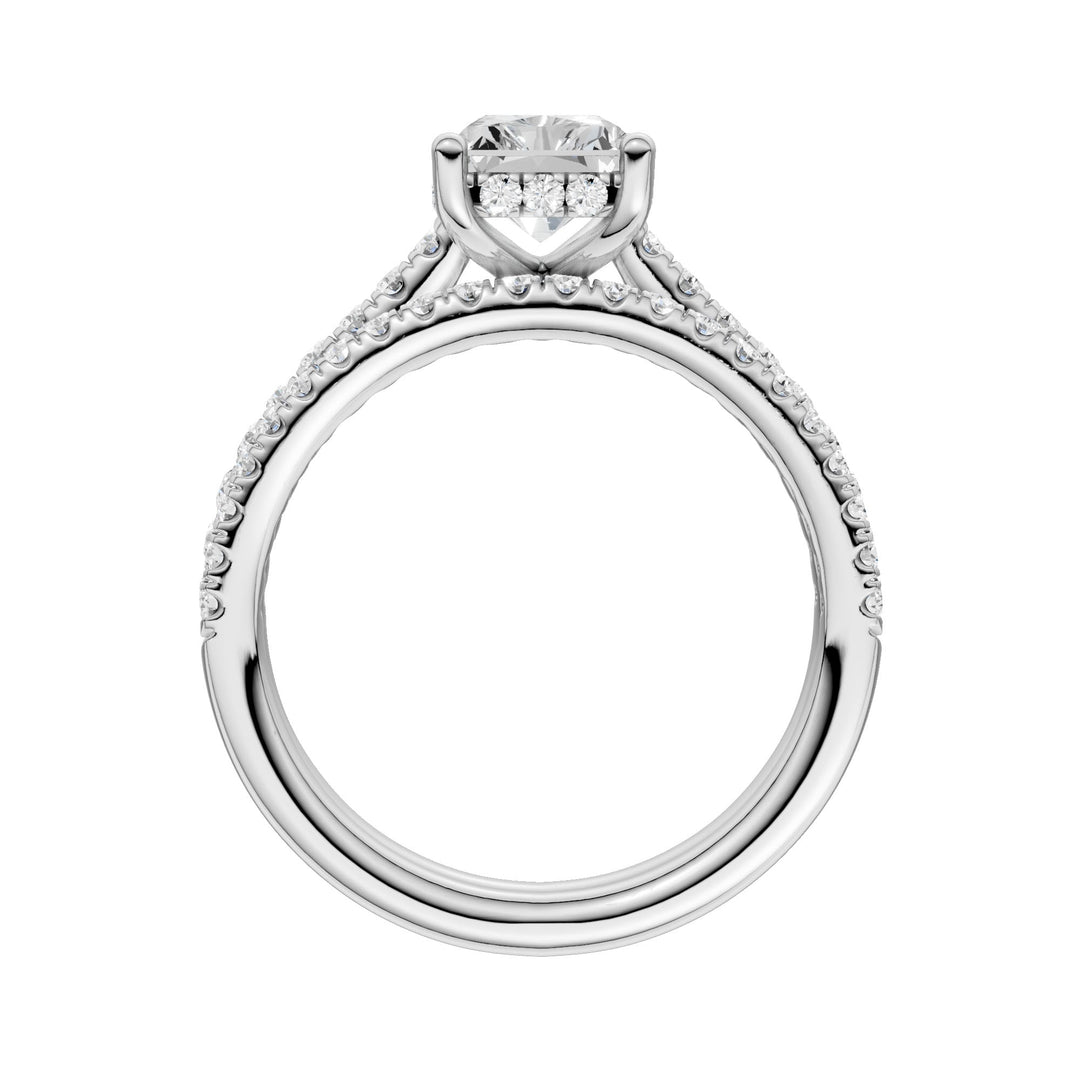 Platinum  2.50ct Lab Grown Diamond Bridal Set