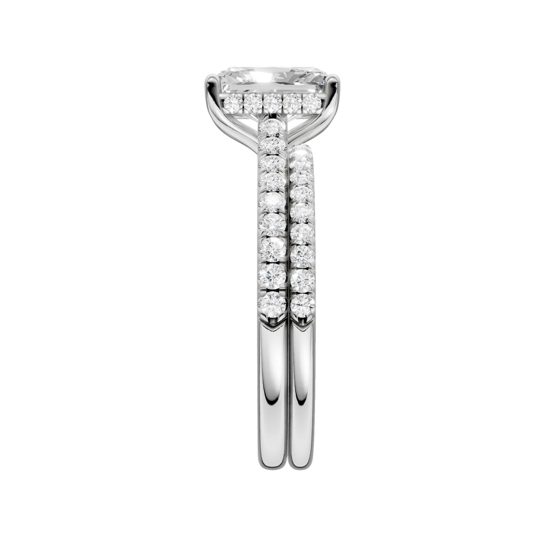 Platinum  2.50ct Lab Grown Diamond Bridal Set