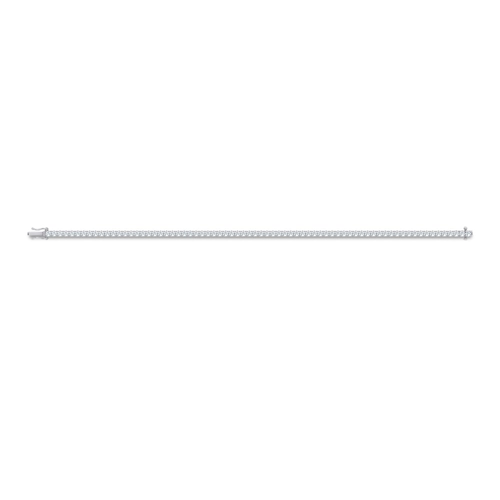 14K 3.75CT Certified Lab Grown Tennis Bracelet