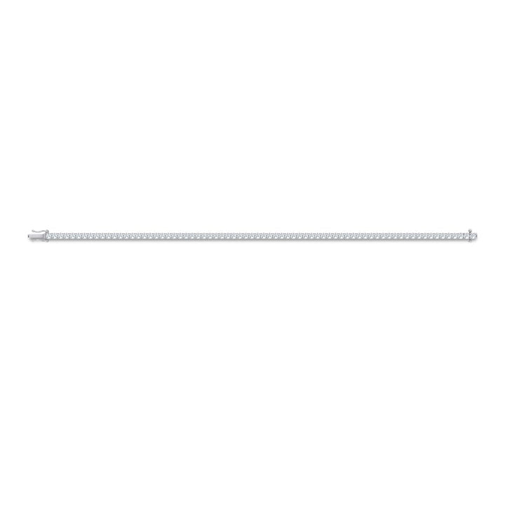 14K 3.75CT Certified Lab Grown Tennis Bracelet