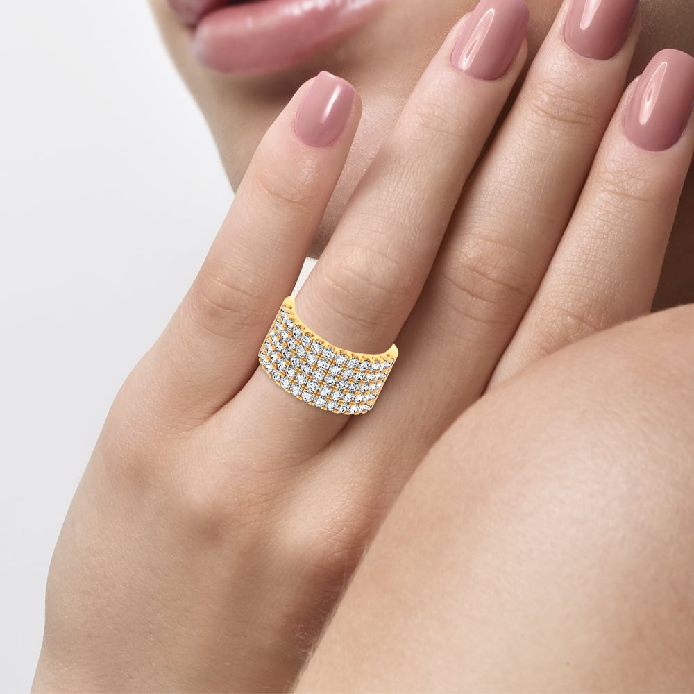 14K 3.00CT DIAMOND LADIES BAND
