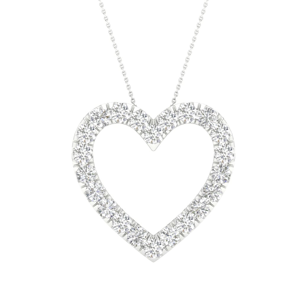 14k 1.00CT Certified Lab Grown Diamond Pendant