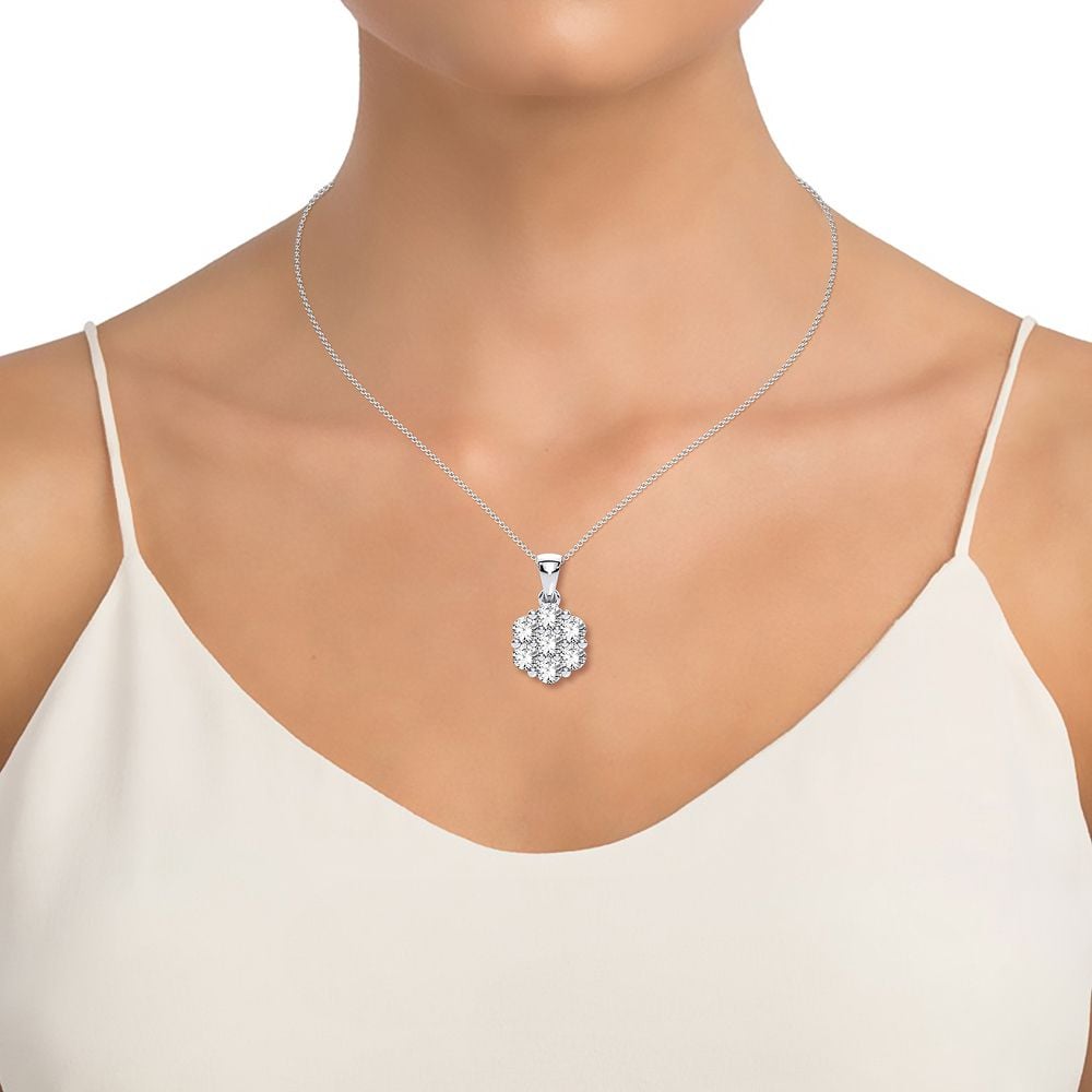 14K 0.50CT Certified Lab Grown Diamond Pendant