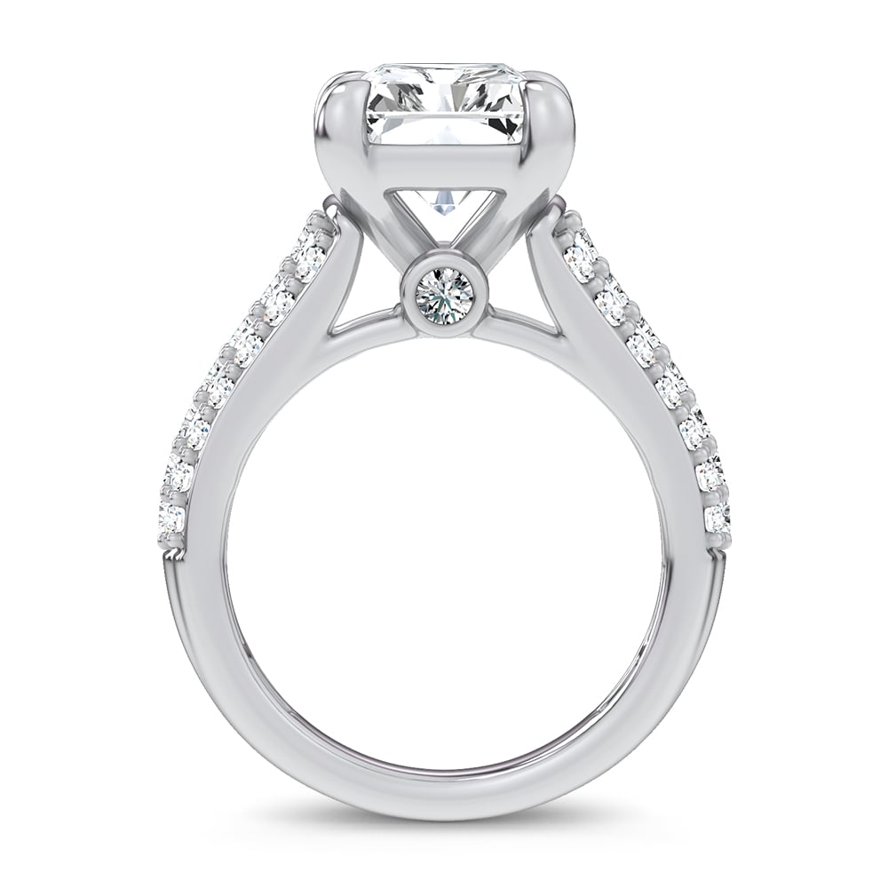 14K 6.50CT Certified Lab Grown Engagement Ring