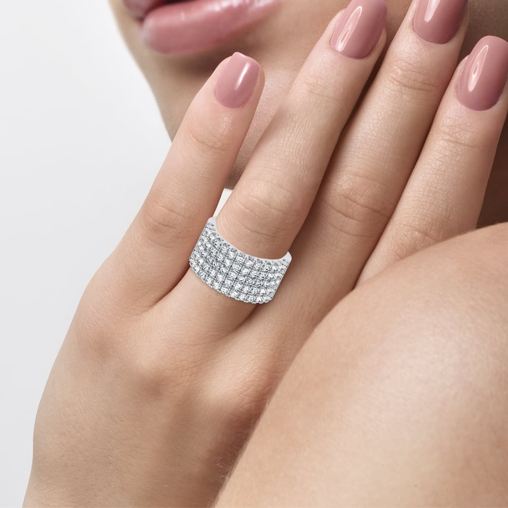 14K 3.00CT DIAMOND LADIES BAND