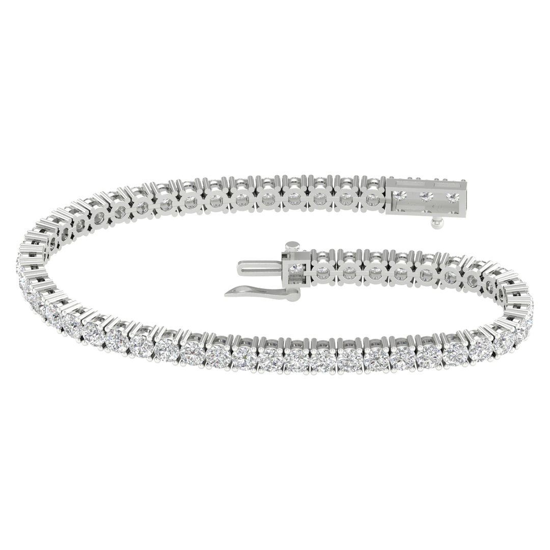14K 6.00CT  Certified Lab Grown Diamond Bracelet