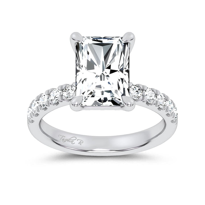 14K 4.50CT Certified Lab Grown Engagement Ring