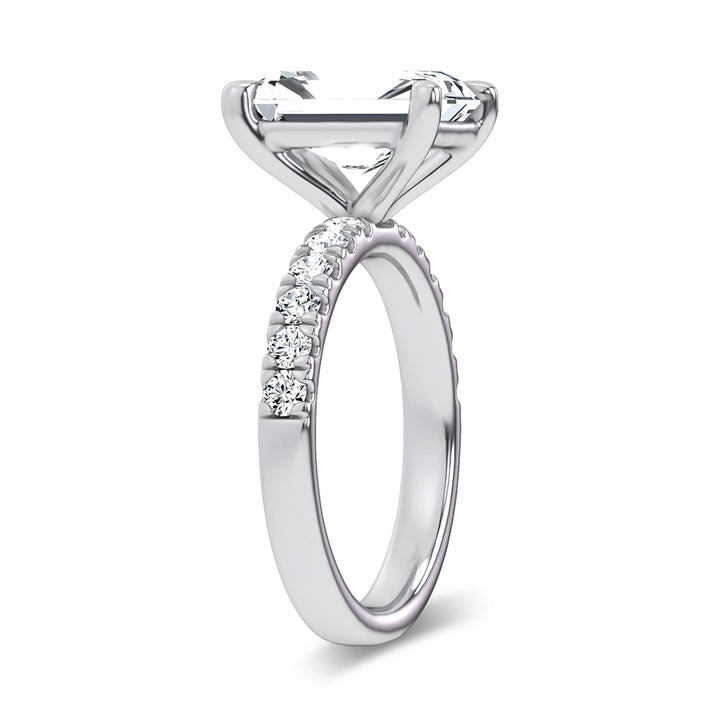 14K 4.50CT Certified Lab Grown Engagement Ring