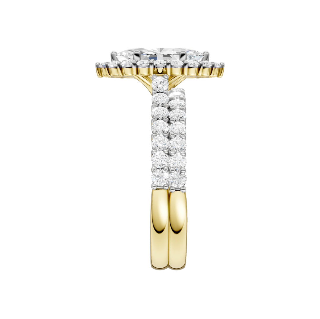 14K 2.00CT DIAMOND BRIDAL SET