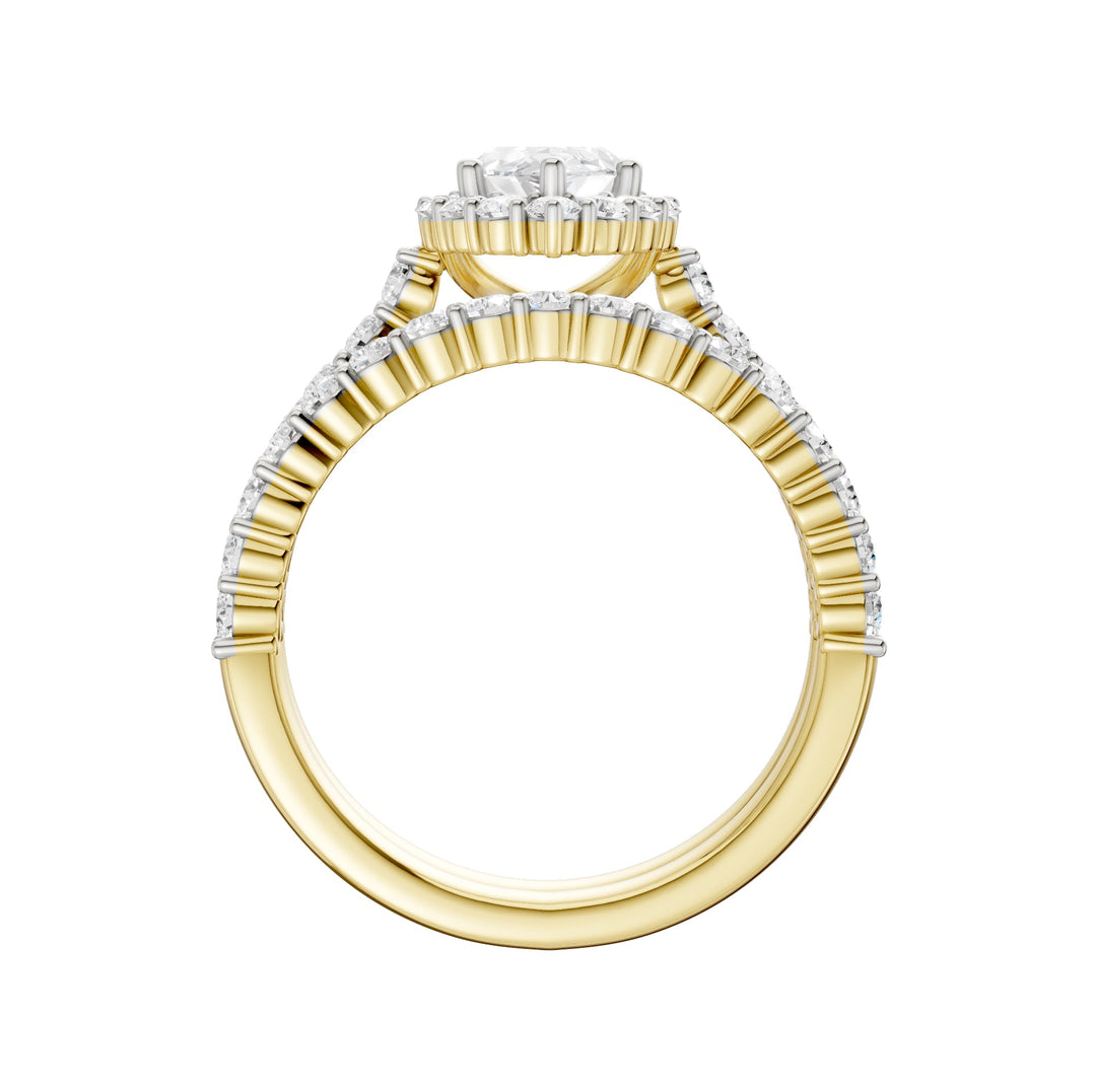 14K 2.00CT DIAMOND BRIDAL SET
