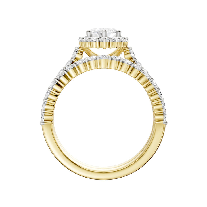 14K 2.00CT DIAMOND BRIDAL SET